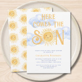 Hier Komt De Zoon Zon Wolken Baby Shower Kaart