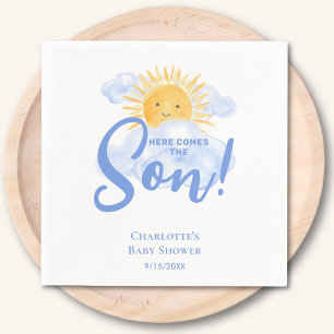 Hier Komt De Zoon Zonnebaby Shower Servet
