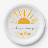 Hier komt de zoontverjaardag papieren bordje (Voorkant)