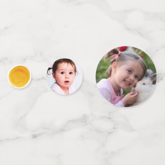 Hier komt die! Retro Boho Sun 1e verjaardag Confetti (Achterkanten)