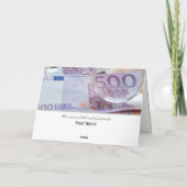 Hier komt een kleine injectie voor je geld! kaart (Achterkant)