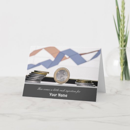 Hier komt een kleine injectie voor je geld! kaart (Voorkant)