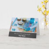 Hier komt een kleine injectie voor je geld! kaart (Gele Bloem)