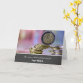 Hier komt een kleine injectie voor je geld! kaart (Gele Bloem)