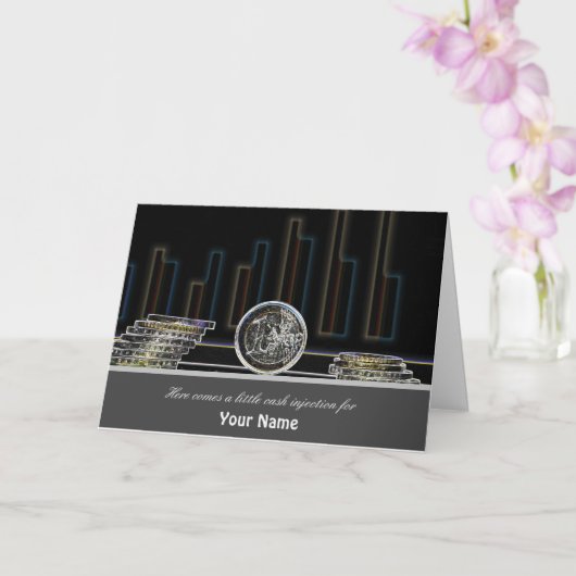 Hier komt een kleine injectie voor je geld! kaart (Orchidee)