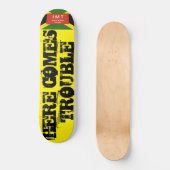 HIER KOMT EEN WEEKBAAR Skateboard (Voorkant)
