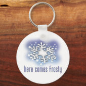 Hier komt Frosty Sleutelhanger (Voorkant)