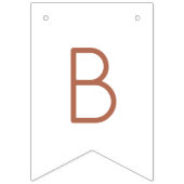 Hier komt het Baby shower Bunting Flags Vlaggetjes (Derde vlag)