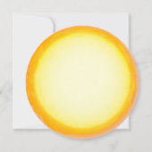 Hier komt het baby shower van de jongenszoon kaart (Achterkant)