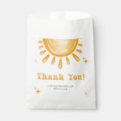 Hier komt het Baby shower van de zoon Bedankzakje (Voorkant)