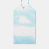 Hier komt het Baby shower van de zoon Cadeaulabel (Achterkant)