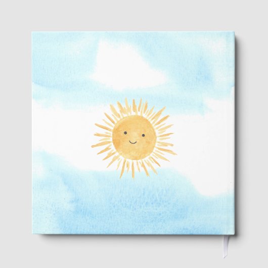 Hier komt het Baby shower van de zoon Gastenboek (Achterkant)