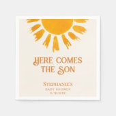 Hier komt het Baby shower van de zoon Servet (Voorkant)