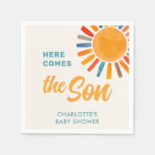 Hier komt het Baby shower van de zoon Servet (Voorkant)