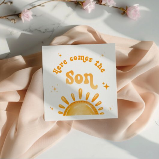 Hier komt het Baby shower van de zoon Servet