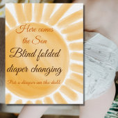 Hier komt het Baby shower van Son Sunshine Boy Poster