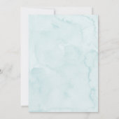 Hier komt het Baby shower van Son Sunshine Kaart (Achterkant)