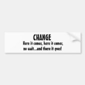 Hier komt het, hier komt het, wacht niet...en de.. bumpersticker (Voorkant)
