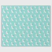 Hier komt het klappapier van de Bride-partij. Cadeaupapier (Vlak)