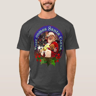 Hier komt het ontwerp van de Kerstman T-shirt