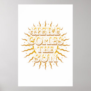 Hier komt het Poster van de Zon (24x36)