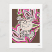 Hier komt het probleem | Achtergrond Neon Briefkaart (Voorkant)