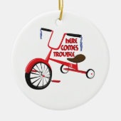 Hier komt het probleem keramisch ornament (Voorkant)