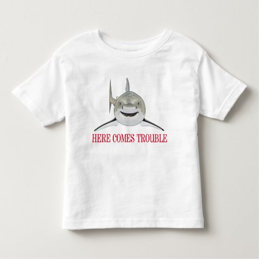 Hier komt het probleem kinder shirts (Voorkant)