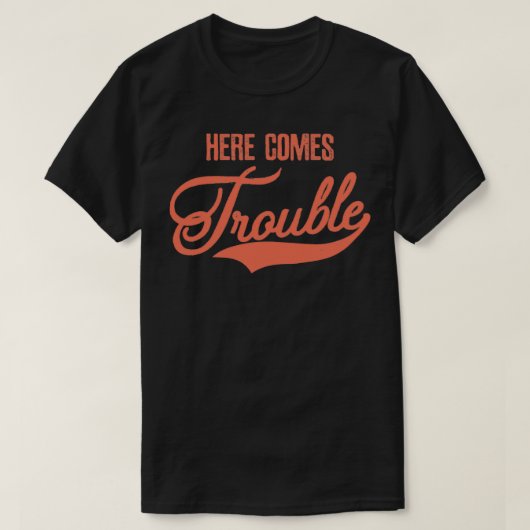Hier komt het probleem t-shirt (Design voorkant)
