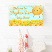 Hier komt het Son Baby shower - Banner (Insitu)
