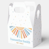 Hier komt het Son Baby shower Bedankdoosjes (Geopend)