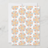 Hier komt het Son Baby shower Kaart (Achterkant)