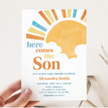 Hier komt het Son Baby shower