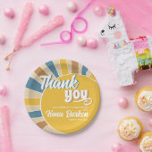 Hier komt het Son Baby shower Papieren Bordje (Feest)