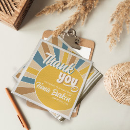 Hier komt het Son Baby shower Servet