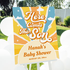 Hier komt het Son Baby shower Welkom