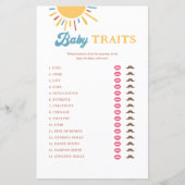 Hier komt het Son Baby Traits spel (Voorkant)