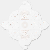 Hier komt het Son Boho Baby shower Bedankdoosjes (Ongevouwen)