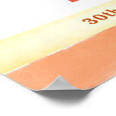 Hier komt het Son Boho Baby shower welkom Poster (Hoek)