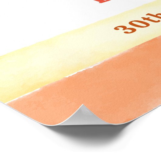 Hier komt het Son Boho Baby shower welkom Poster (Hoek)