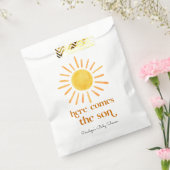 Hier komt het Son Boy Baby shower Bedankzakje (Gezegeld)