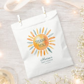 Hier komt het Son Boy Baby shower Bedankzakje (Geknipt)