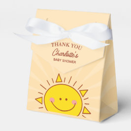 Hier komt het Son Boy Baby shower Dank je Bedankdoosjes