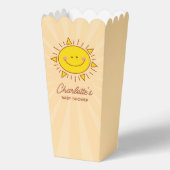 Hier komt het Son Little Sunshine Boy Baby shower Bedankdoosjes (Achterkant)