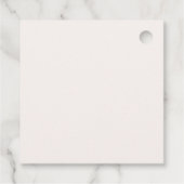 Hier komt het Son Minimal Retro Sun Baby shower Bedankjes Labels (Achterkant)