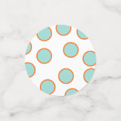 Hier komt het Son retro baby shower Confetti (Kleine voorkant)