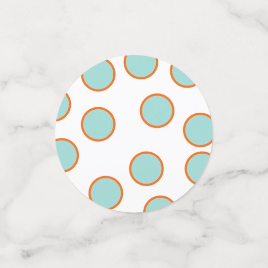 Hier komt het Son retro baby shower Confetti (Kleine voorkant)