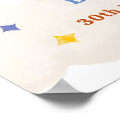 Hier komt het Son Sunshine Baby shower Welkom Poster (Hoek)