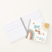 Hier komt het Son Sunshine Boy Baby shower Notitieboek (Binnen)