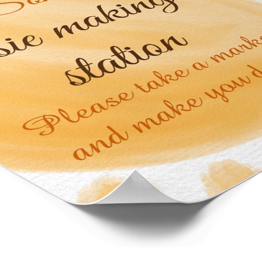 Hier komt het Son Sunshine Ray Baby shower Game Poster (Hoek)